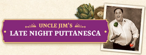 Uncle Jim’s Late Night Puttanesca Jar