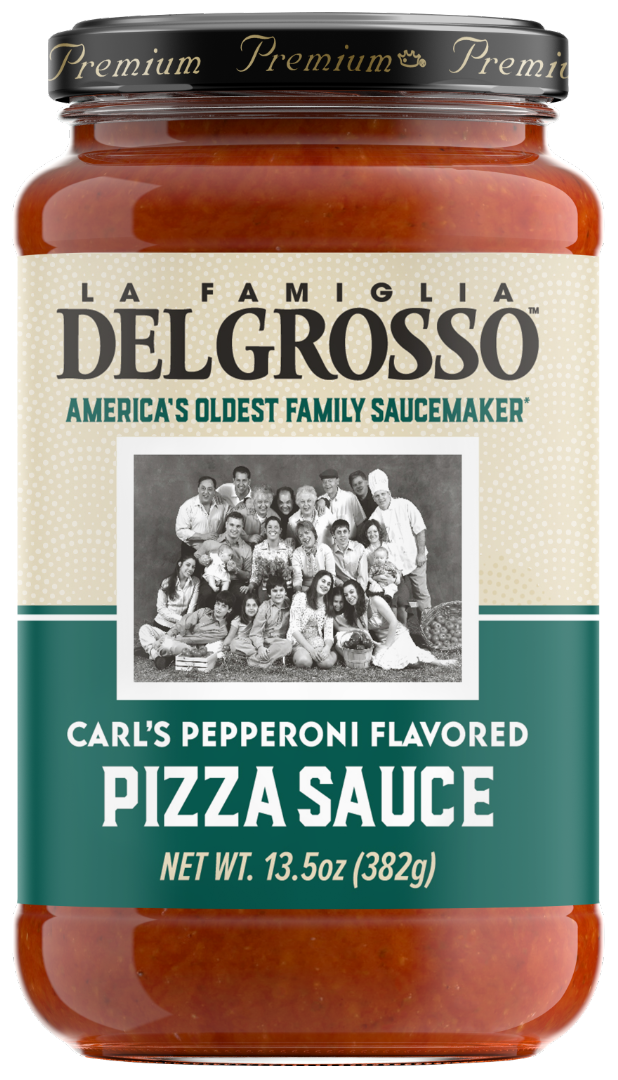 Carl's Roasted Garlic Pizza Sauce Jar