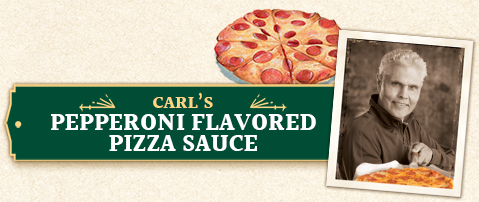 Carl's Roasted Garlic Pizza Sauce Jar